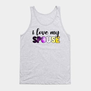 I love my spouse enby Tank Top